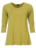 SHIRT AMY 3/4 MOUW OLIVE bamboe