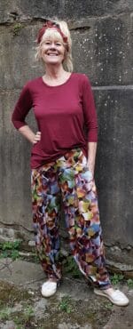 SHIRT AMY 3/4 MOUW OLIVE bamboe - Afbeelding 3