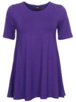 ZAZOU A-LIJN SHIRT KORTE MOUW PAARS