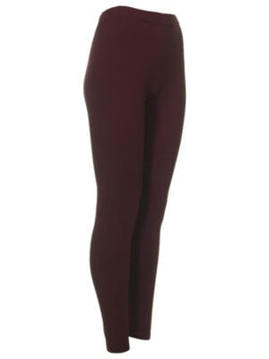 ZAZOU LEGGING DARK BORDO LANG