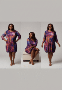 JURK/TUNIEK MARA LEAVES MET ZAKKEN - Afbeelding 2