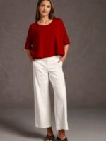 SHIRT MERY KORT D.RED - Afbeelding 2