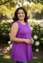 ZOMER HEMD DARK FUCHSIA