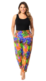 BROEK LIA - FLORAL BIOLOGISCHE KATOEN - Afbeelding 3