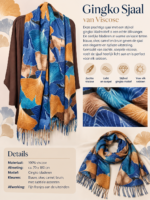 SJAAL GINGKO BLAUW