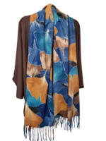 SJAAL GINGKO BLAUW - Afbeelding 2